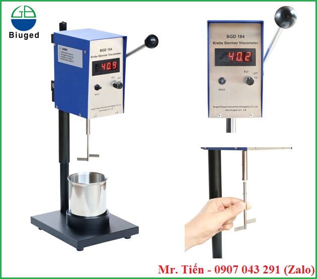 Máy đo độ nhớt Krebs (Stormer Viscometer) BGD 184 Biuged