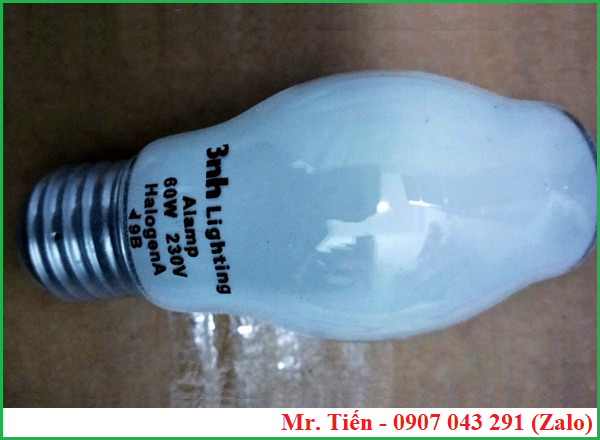 Bóng đèn Halogen A 60W 230V 3nh Lighting