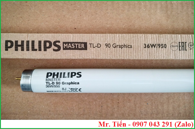 Bóng đèn so màu D50 5000K 120cm hãng Philips