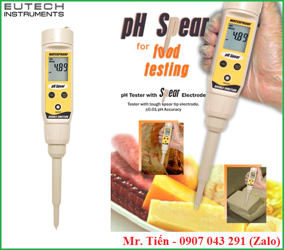 Bút đo pH thịt và thực phẩm pHSpear hãng Eutech