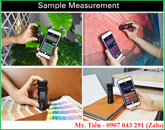 Color Meter Pro CHN dùng đo màu sơn, may mặc, in ấn, bao bì